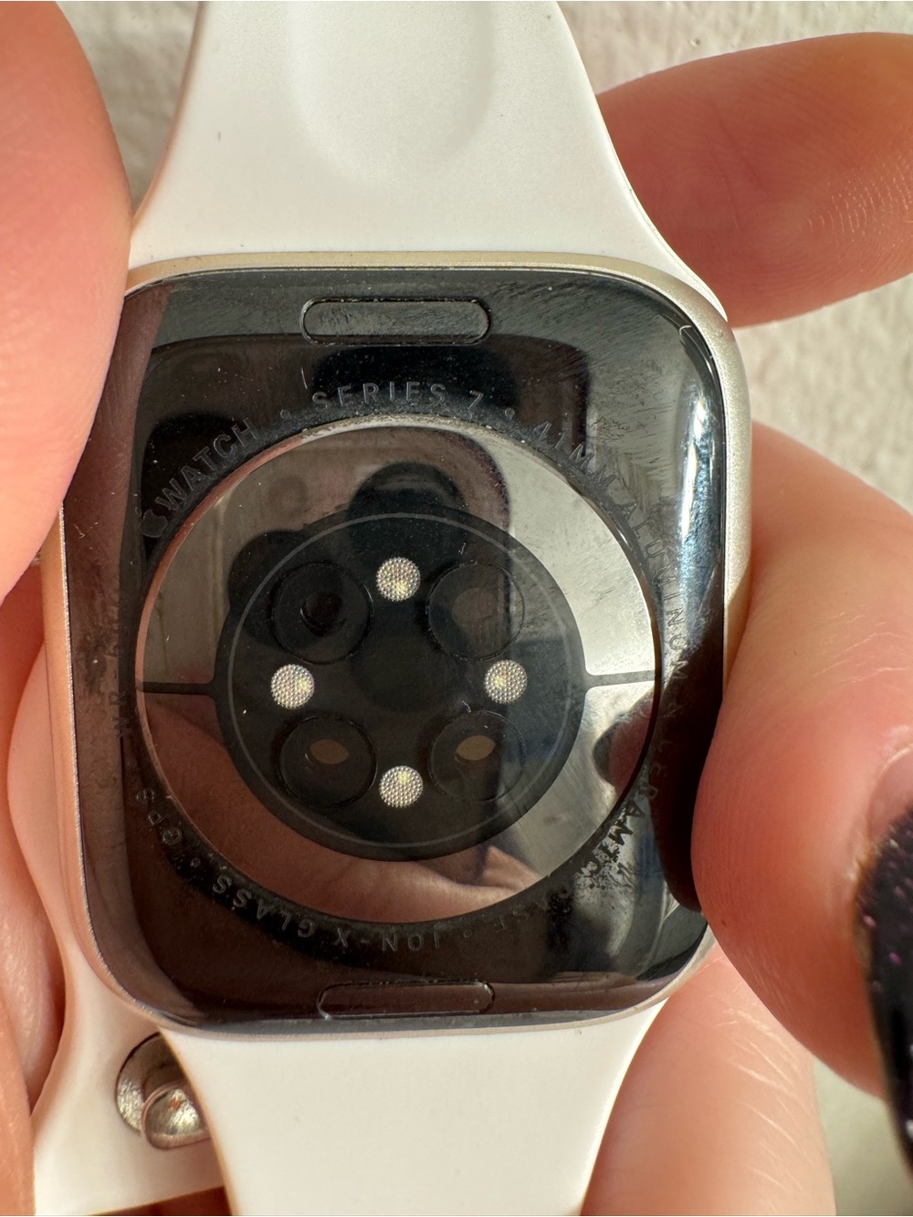 Apple Watch Series 7 41mm GPS Silver Aluminum Nude Band - Picture 4 of 6